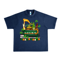Navy lucky truck with flags and beers Urban Heavy Tee - AdoDesignShop