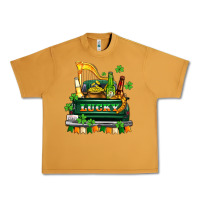 Peanut Butter lucky truck with flags and beers Urban Heavy Tee - AdoDesignShop