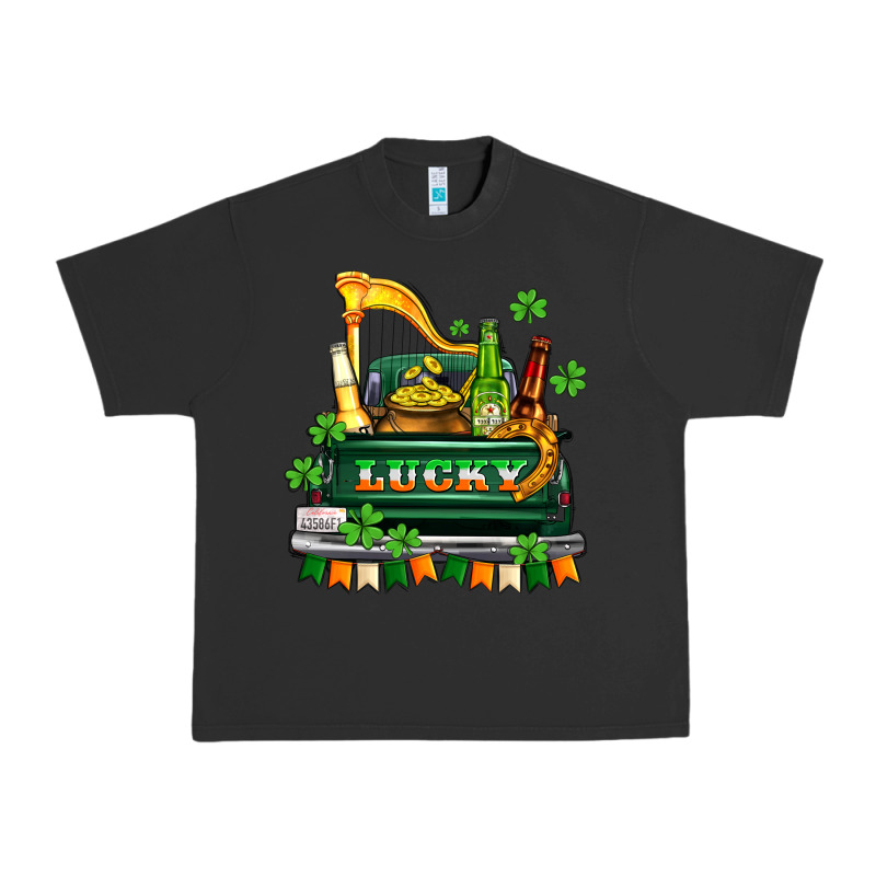 Lucky Truck With Flags And Beers Urban Heavy Tee by AdoDesignShop | Teevron