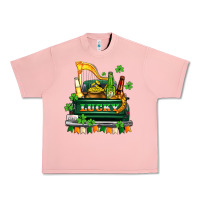 Salmon lucky truck with flags and beers Urban Heavy Tee - AdoDesignShop