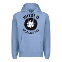 Colony Blue World Wildlife Day Premium Hoodie - Bettercallsaul