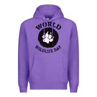 Purple World Wildlife Day Premium Hoodie - Bettercallsaul