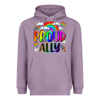 Lavender proud ally Heavyweight Hoodie - LillyAllenDesigns