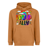 Meerkat proud ally Heavyweight Hoodie - LillyAllenDesigns
