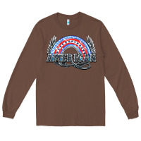 Chestnut American rainbow Long Sleeve Tee - NancyCooperArtShop