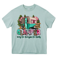 Arona glamper way too boujee for tents 2 Heavy Core Tee - RanaPortraitStore