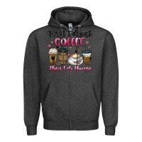 Charcoal Heather first i drink coffee then i do things Zipper Hoodie - MaliasSmallBusiness