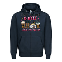 Navy first i drink coffee then i do things Zipper Hoodie - MaliasSmallBusiness