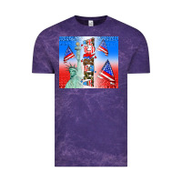 Cloud Purple american flag  and america Vintage Tee - AdoDesignShop