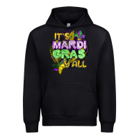 Black its mardi gras yall Urban Hoodie - CowGirlArtShop