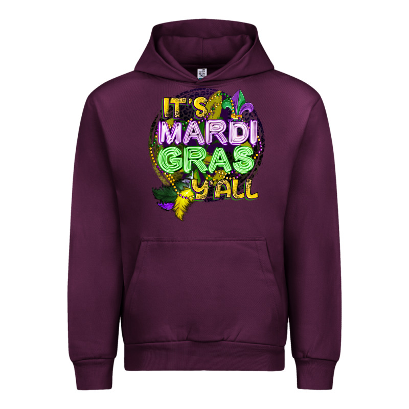 Its Mardi Gras Yall Urban Hoodie by CowGirlArtShop | Teevron