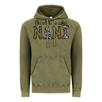 Vintage Olive blessed to be called nanı Vintage Hoodie - CowhideDigitalArt