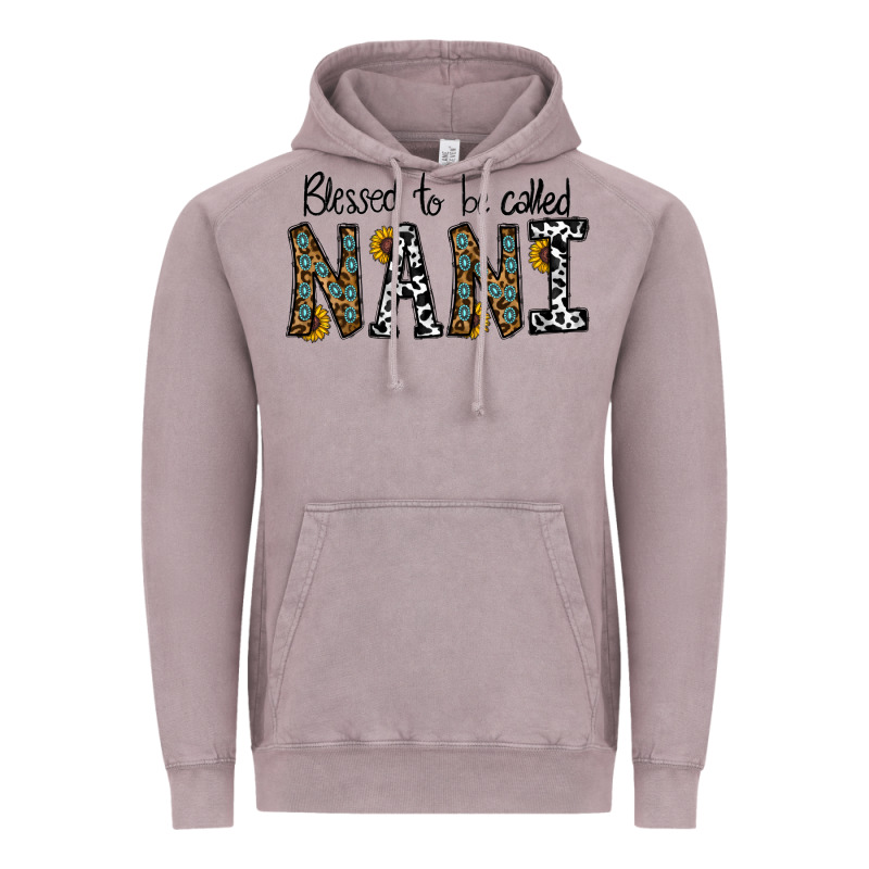 Blessed To Be Called Nanı Vintage Hoodie by CowhideDigitalArt | Teevron
