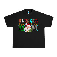 Black blessed mom christmas Urban Heavy Tee - JahusDesignShop
