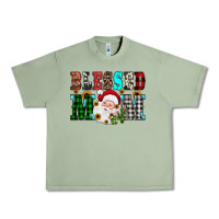 Oil Green blessed mom christmas Urban Heavy Tee - JahusDesignShop