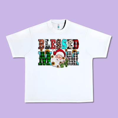 Blessed Mom Christmas Urban Heavy Tee Designed By Jahusdesignshop