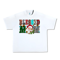 White blessed mom christmas Urban Heavy Tee - JahusDesignShop