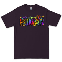 Plum we are all human pride lgbtq Premium Tee - texasbilliewilder