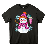 Asphalt bougie snowman Heavy Core Tee - Zillion Design Studio