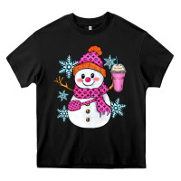 Black bougie snowman Heavy Core Tee - Zillion Design Studio