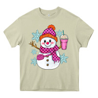 Mossy bougie snowman Heavy Core Tee - Zillion Design Studio