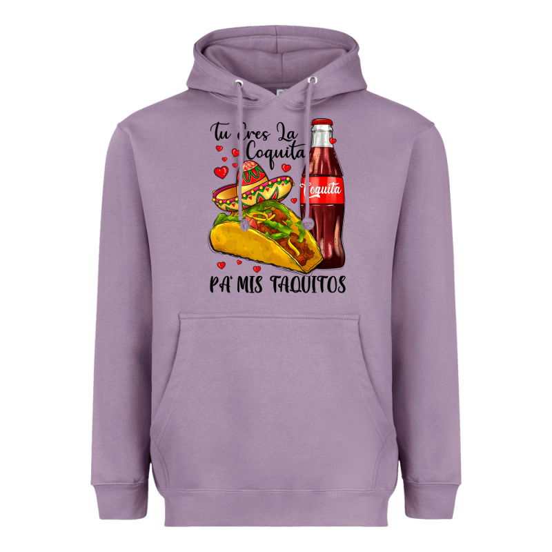 Tu Eres La Coquita Pa Mis Taquitos Heavyweight Hoodie by LillyAllenDesigns | Teevron