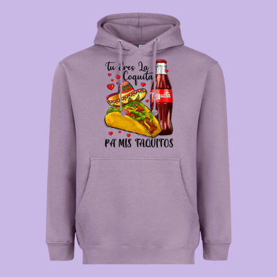 Tu Eres La Coquita Pa Mis Taquitos Heavyweight Hoodie Designed By Lillyallendesigns