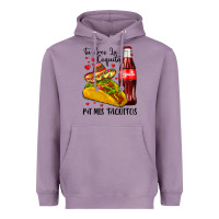 Lavender tu eres la coquita pa mis taquitos Heavyweight Hoodie - LillyAllenDesigns