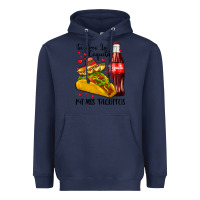 Navy tu eres la coquita pa mis taquitos Heavyweight Hoodie - LillyAllenDesigns