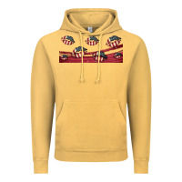Vintage Mustard american flag lips 16oz libbey cup Vintage Hoodie - HRA Design Shop