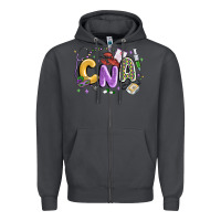Smoke cna mardi gras Zipper Hoodie - MaliasSmallBusiness