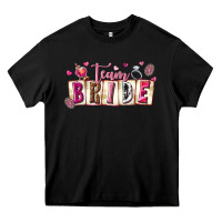 Black team bride Heavy Core Tee - texasbilliewilder