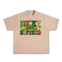 Burro lucky and blessed with coins and shamrocks Urban Heavy Tee - AdoDesignShop