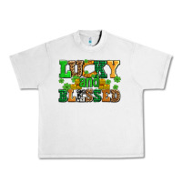 Lunar Rock lucky and blessed with coins and shamrocks Urban Heavy Tee - AdoDesignShop