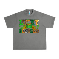Tornado lucky and blessed with coins and shamrocks Urban Heavy Tee - AdoDesignShop