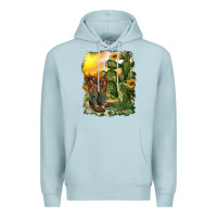 Western Boots With Cactus And Desert Premium Hoodie | Teevron