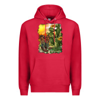 Cardinal western boots with cactus and desert Premium Hoodie - RanaPortraitStore