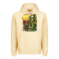 Pina Colada western boots with cactus and desert Premium Hoodie - RanaPortraitStore