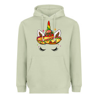 Matcha unicorn and sombrero Heavyweight Hoodie - LillyAllenDesigns