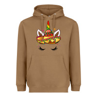 Toasted Coconut unicorn and sombrero Heavyweight Hoodie - LillyAllenDesigns