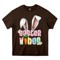 Chocolate Brown easter vibes Heavy Core Tee - Artiststas