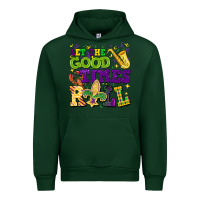 Forest Green let the good times roll Urban Hoodie - CowGirlArtShop