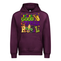 Mauve Wine let the good times roll Urban Hoodie - CowGirlArtShop
