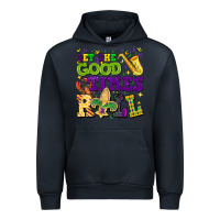 Navy let the good times roll Urban Hoodie - CowGirlArtShop