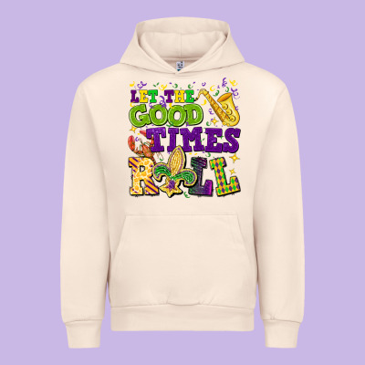 Let The Good Times Roll Urban Hoodie Designed By Cowgirlartshop