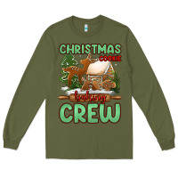 Army Green Christmas cookie baking crew Long Sleeve Tee - Jasminsmagicworld