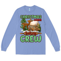 Colony Blue Christmas cookie baking crew Long Sleeve Tee - Jasminsmagicworld