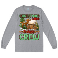 Heather Grey Christmas cookie baking crew Long Sleeve Tee - Jasminsmagicworld