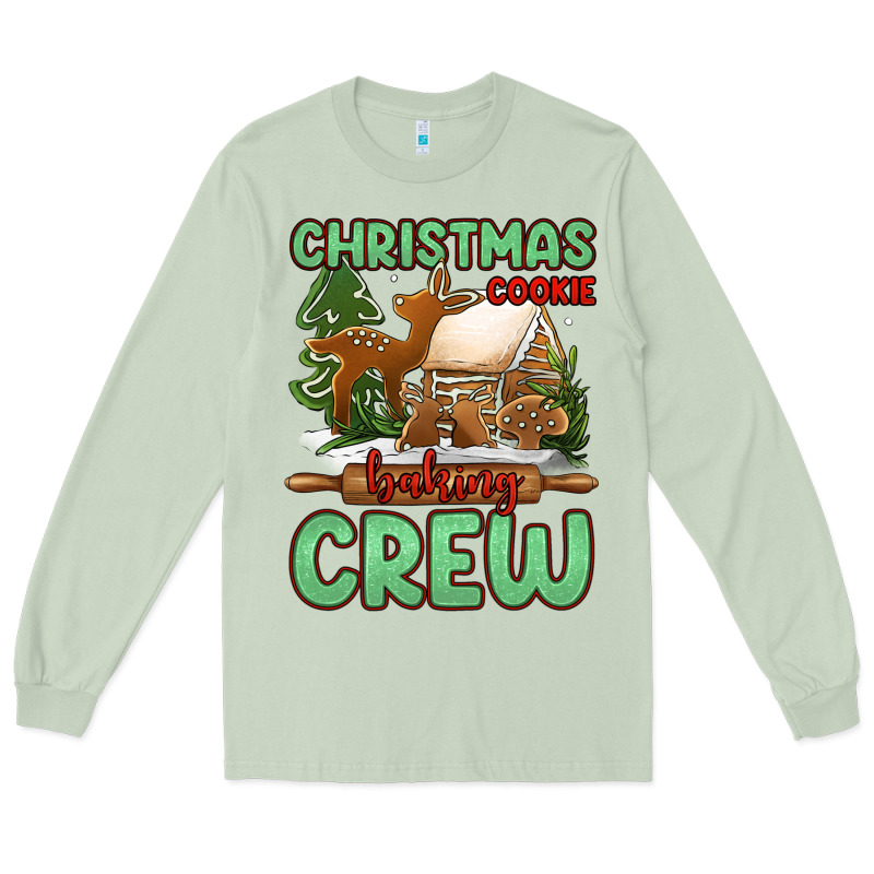 Christmas Cookie Baking Crew Long Sleeve Tee by Jasminsmagicworld | Teevron