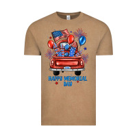 Vintage Coffee happy memorial day farm truck Vintage Tee - JahusDesignShop